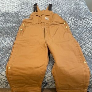 Carhartt Firm Duck Insulated Bib Overall